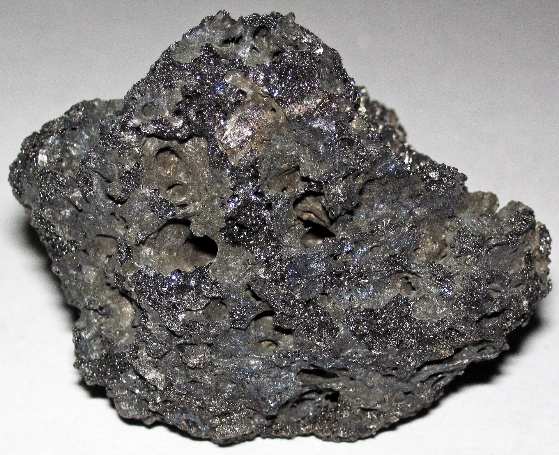 Documented scoria sample from Pacaya, photographed by James St. John