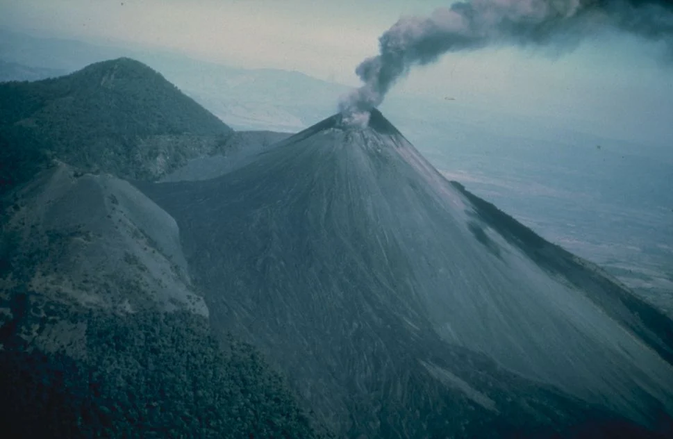 Historical ash eruption; Pacaya